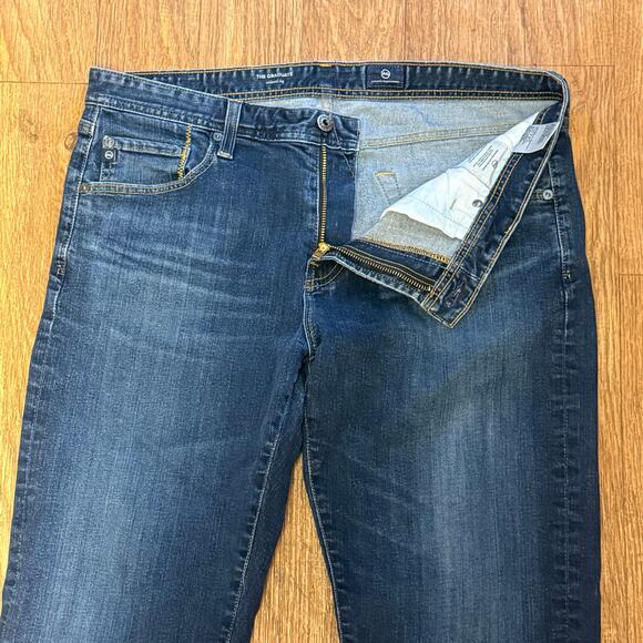 AG Adriano Goldschmied The Graduate Tailored Leg Denim Jeans Size 36 x 32 - Picture 3 of 10